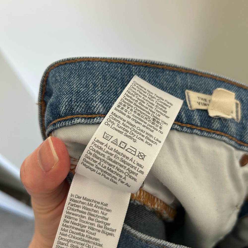 Madewell The Perfect Vintage Jean Medium Wash Size 31 - Picture 11 of 11